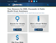 Tablet Screenshot of emsgrantshelp.com